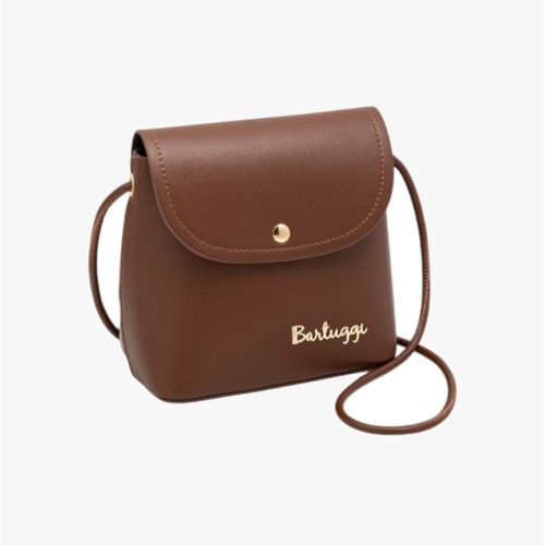 Bartuggi 718-6625-1 Brown, Τσάντα Γυναικεία Χιαστί, Καφέ