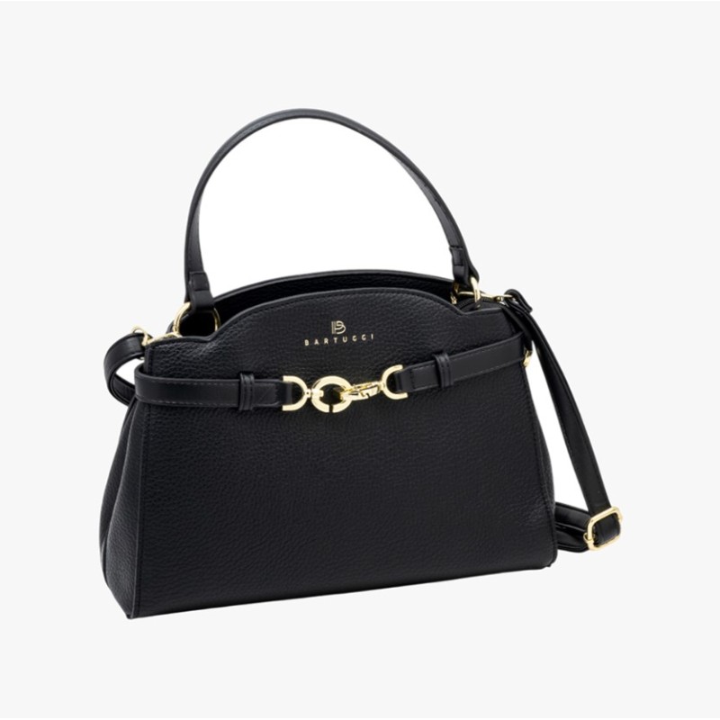 Bartuggi 718-6625 Black, Τσάντα Γυναικεία Ώμου/Καρπού, Δερματίνη, Μαύρο