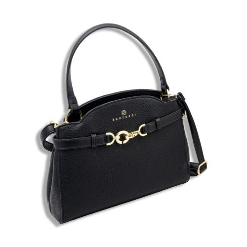 Bartuggi 718-6625 Black, Τσάντα Γυναικεία Ώμου/Καρπού, Δερματίνη, Μαύρο