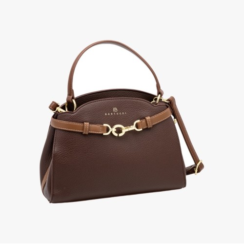 Bartuggi 718-6625 Brown, Τσάντα Γυναικεία Ώμου/Καρπού, Δερματίνη, Καφέ