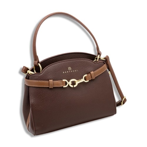 Bartuggi 718-6625 Brown, Τσάντα Γυναικεία Ώμου/Καρπού, Δερματίνη, Καφέ