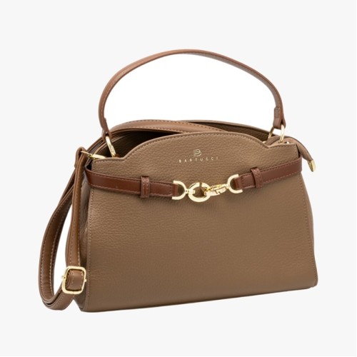 Bartuggi 718-6625 Taupe, Τσάντα Γυναικεία Ώμου/Καρπού, Δερματίνη, Τοπό