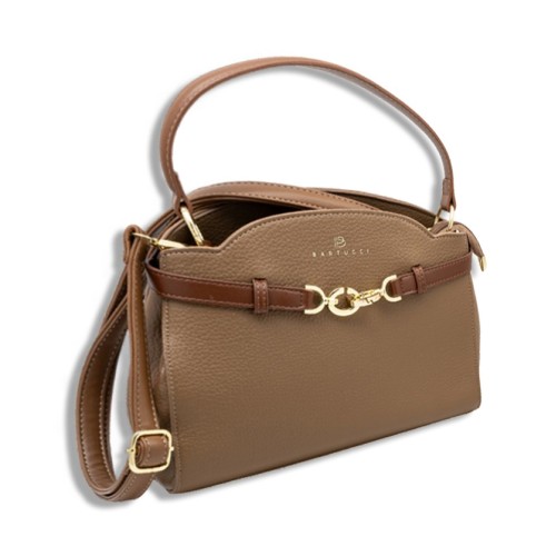 Bartuggi 718-6625 Taupe, Τσάντα Γυναικεία Ώμου/Καρπού, Δερματίνη, Τοπό