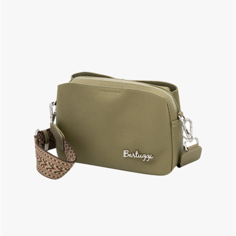 Bartuggi 718-6716 Green, Τσάντα Γυναικεία Χιαστί, Δέρμα, Πράσινο