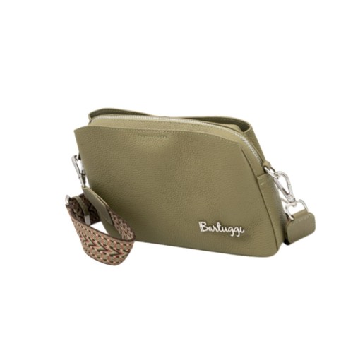 Bartuggi 718-6716 Green, Τσάντα Γυναικεία Χιαστί, Δέρμα, Πράσινο