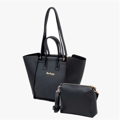 Bartuggi 718-86011 Black, Τσάντα Γυναικεία Ώμου/Χιαστί, Μαύρο