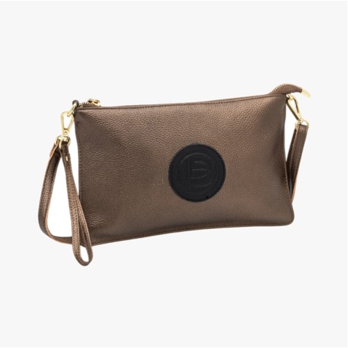 Bartuggi 718-9469 Bronze, Τσάντα Γυναικεία Χιαστί, Δέρμα, Μπρονζέ