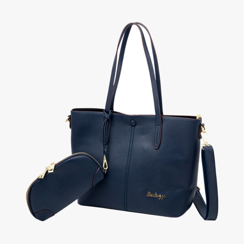 Bartuggi 718-99158 Blue, Τσάντα Γυναικεία Ώμου/Καρπού, Δερματίνη, Μπλε