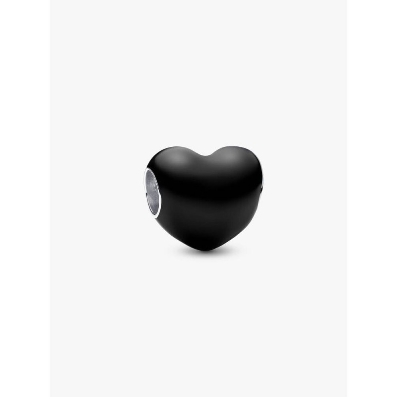 Pandora Moments 793337C04, Σύμβολο/Pendant, Ασήμι, Καρδιά Μαύρη