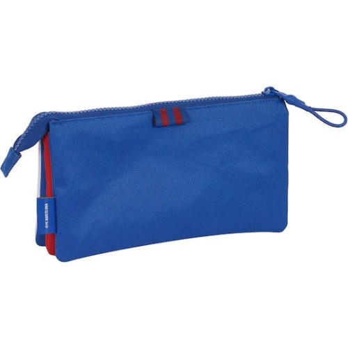 Safta 812326744 FC Barcelona, Σχολική Κασετίνα, Ύφασμα, Μπλε