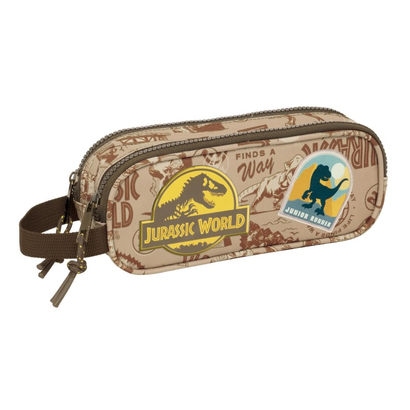 Safta 812463513 Jurassic World, Σχολική Κασετίνα, Πολυεστέρας, Χακί