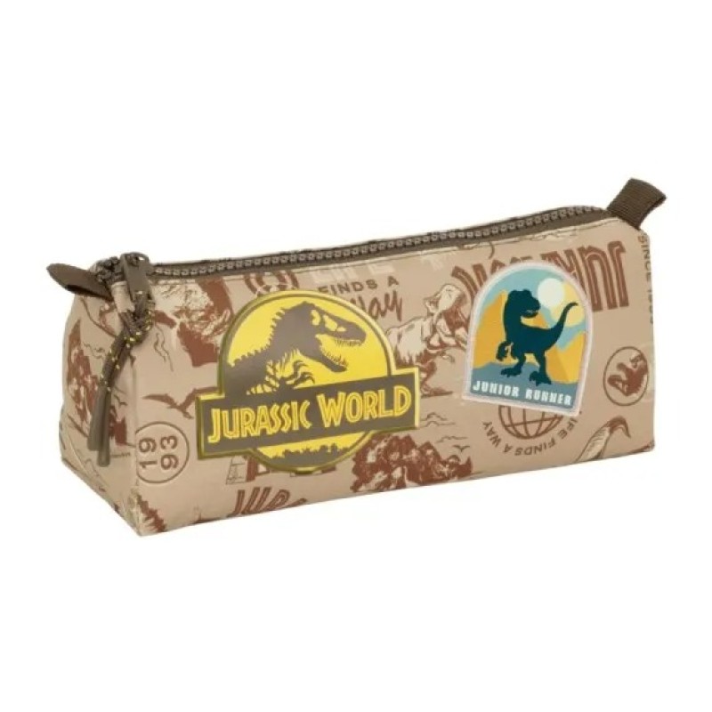 Safta 812463742 Jurassic World, Σχολική Κασετίνα, Πολυεστέρας, Χακί