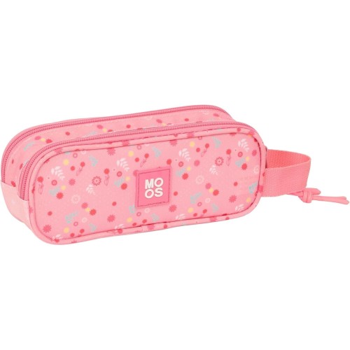 Safta 812518513 MOOS Passion, Σχολική Κασετίνα, Πολυεστέρας, Ροζ