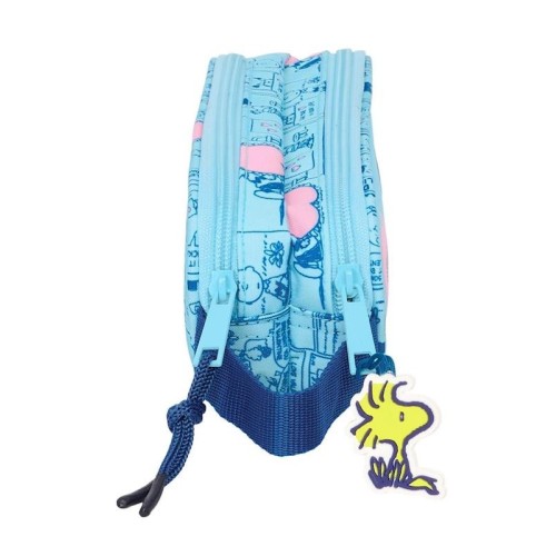 Safta 812539513 Snoopy Love, Σχολική Κασετίνα, Πολυεστέρας, Γαλάζιο