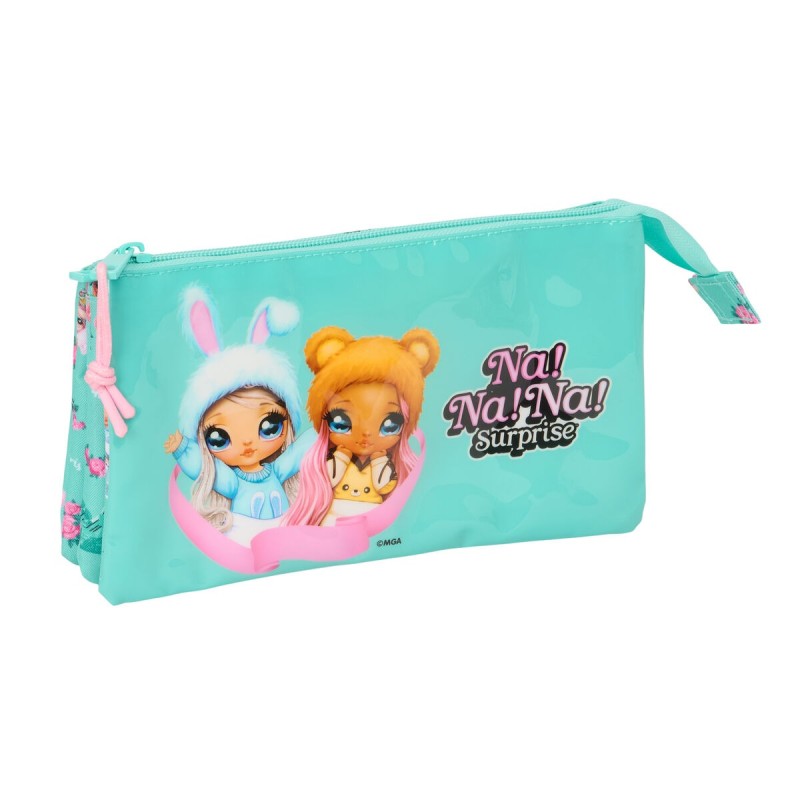 Safta 812564744 Na!Na!Na! Surprise Bunny, Σχολική Κασετίνα, Πολυεστέρας, Τιρκουάζ