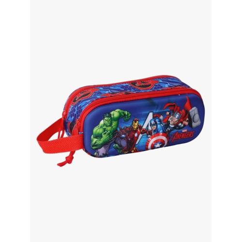 Safta 822567512 Avengers, Σχολική Κασετίνα, Πολυεστέρας, Μπλε