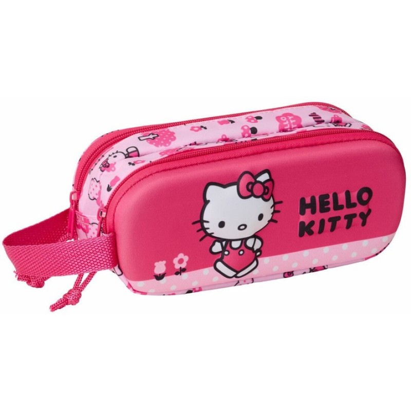 Safta 822570512 Hello Kitty, Σχολική Κασετίνα, Πολυεστέρας, Ροζ