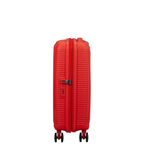 American Tourister 88472-D963, Soundbox Neon Orange, Βαλίτσα Μικρή/Καμπίνας, Σκληρή, ATAN, Πορτοκαλί