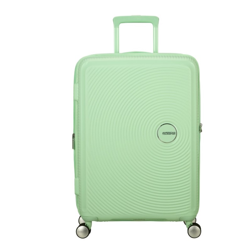 American Tourister 88473-1658 Soundbox Pastel Green, Βαλίτσα Μεσαία, Πολυπροπυλένιο, ΑΤΑΝ, Πράσινο