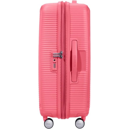 American Tourister 88473-A039 Soundbox Sun Kissed Coral, Βαλίτσα Μεσαία, Πολυπροπυλένιο, ΑΤΑΝ, Κοραλί