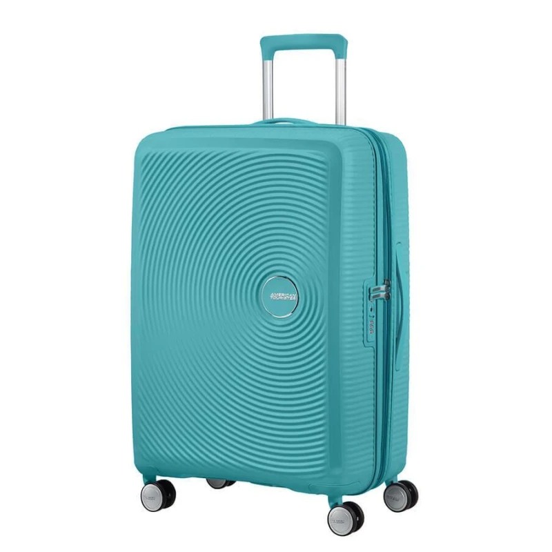 American Tourister 88473-A066 Soundbox Turquoise Tonic, Βαλίτσα Μεσαία, Πολυπροπυλένιο, ΑΤΑΝ, Τιρκουάζ