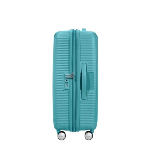 American Tourister 88473-A066 Soundbox Turquoise Tonic, Βαλίτσα Μεσαία, Πολυπροπυλένιο, ΑΤΑΝ, Τιρκουάζ