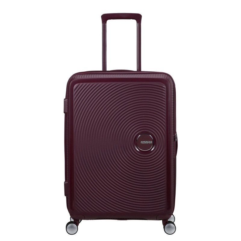 American Tourister 88473-T505 Soundbox Wild Cherry, Βαλίτσα Μεσαία, Πολυπροπυλένιο, ΑΤΑΝ, Μπορντό