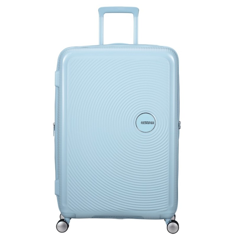 American Tourister 88474-8365, Soundbox Pastel Blue, Βαλίτσα Μεγάλη, Πολυπροπυλένιο, ΑΤΑΝ, Μπλε Παστέλ