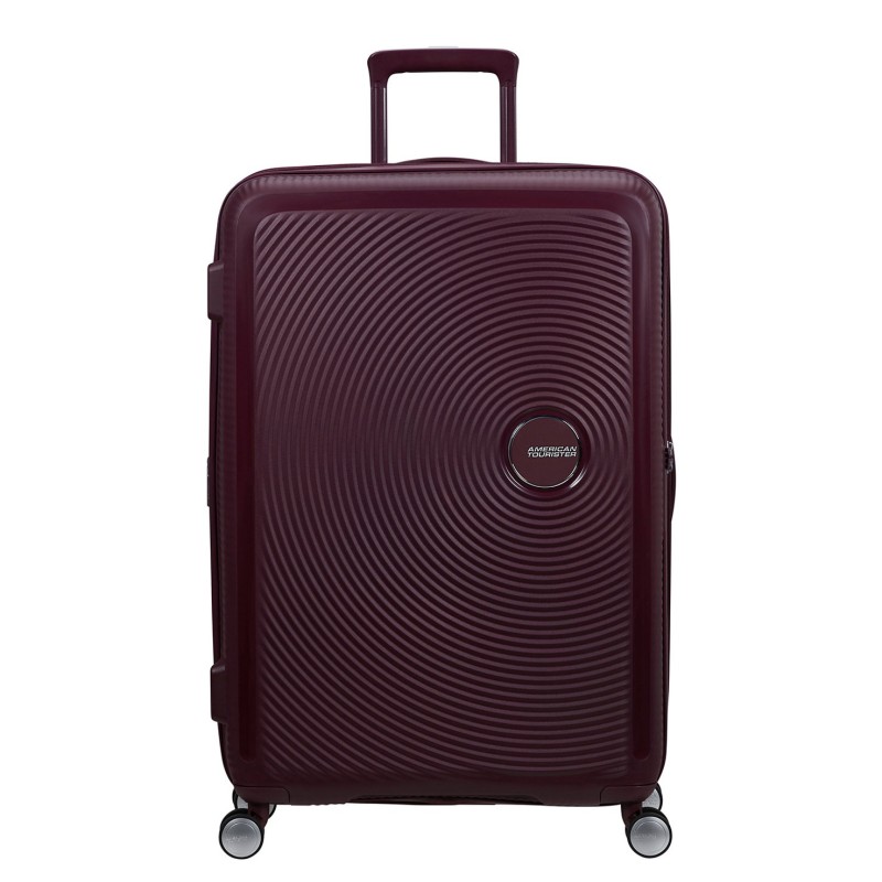 American Tourister 88474-T505 Soundbox Wild Cherry, Βαλίτσα Μεγάλη, Πολυπροπυλένιο, ΑΤΑΝ, Μπορντό