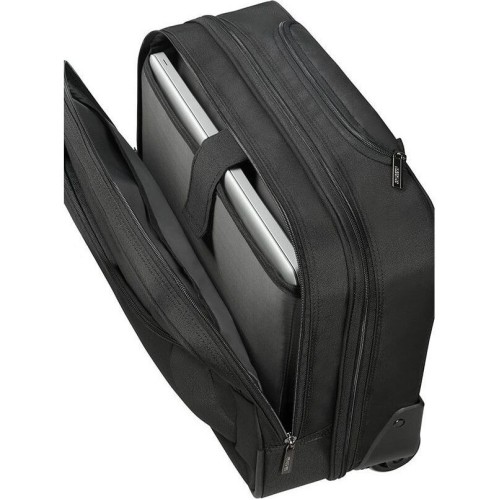 American Tourister 88533-1070 Work Rolling Tote, Πιλότου, Ύφασμα, ΑΤΑΝ, Μαύρο/Πορτοκαλί