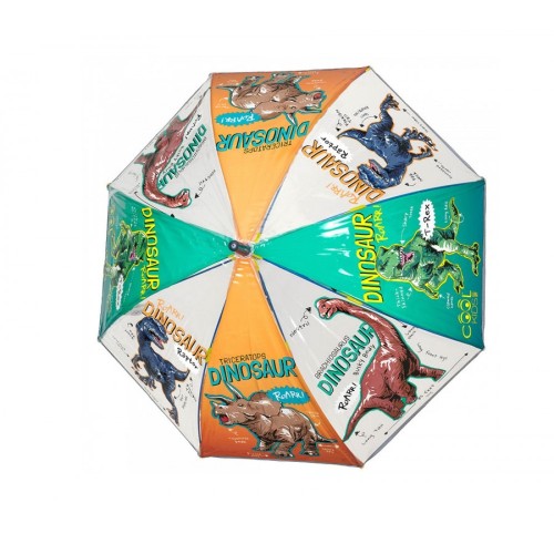 Rain A-15653, Ομπρέλα Παιδική Μπαστούνι, Αντιανεμική, Πολύχρωμο