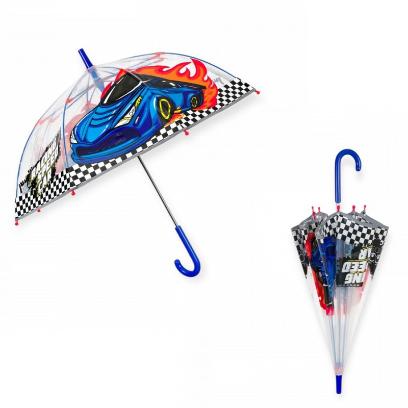 Rain A-15654, Ομπρέλα Παιδική Μπαστούνι, Αντιανεμική, Πολύχρωμο