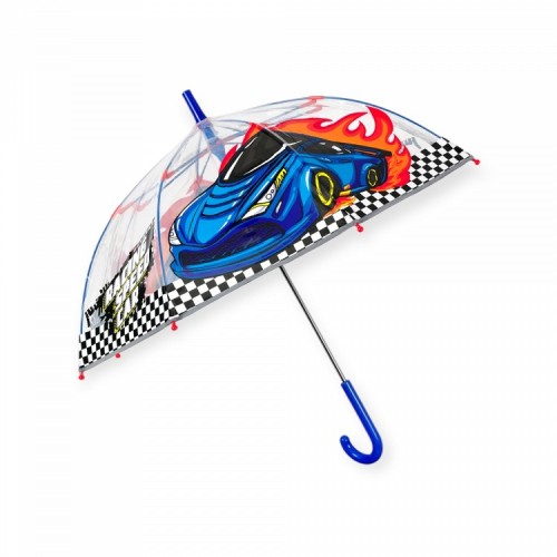 Rain A-15654, Ομπρέλα Παιδική Μπαστούνι, Αντιανεμική, Πολύχρωμο