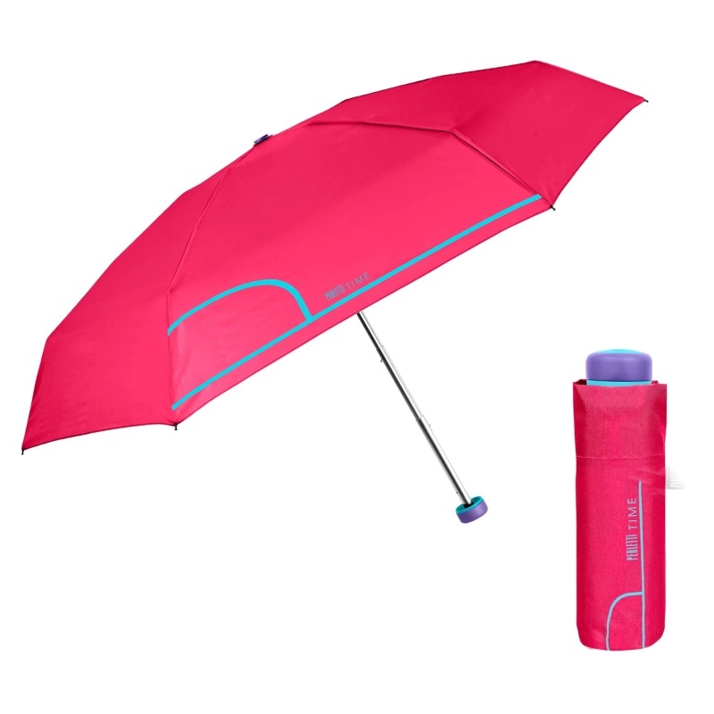 Rain A-26414 Elegance Fuchsia, Ομπρέλα μίνι, Αντιανεμική, Φούξια