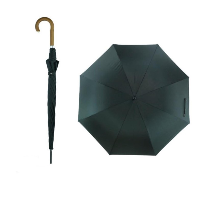 Rain A-522 Black, Ομπρέλα Αυτόματη, Αντιανεμική, Μαύρο