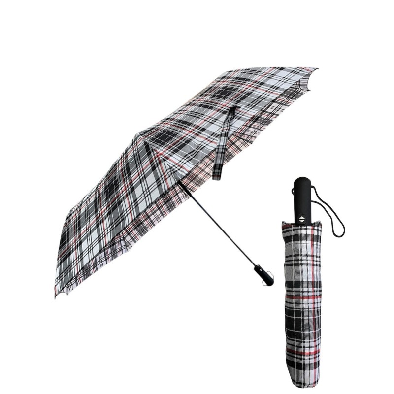 Rain A-839 Grey, Ομπρέλα Αυτόματη, Μίνι, Αντιανεμική, Γκρι