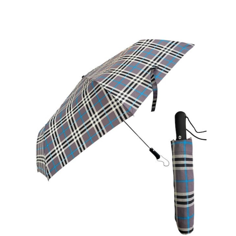 Rain A-839 L.Blue, Ομπρέλα Αυτόματη, Μίνι, Αντιανεμική, Γαλάζιο