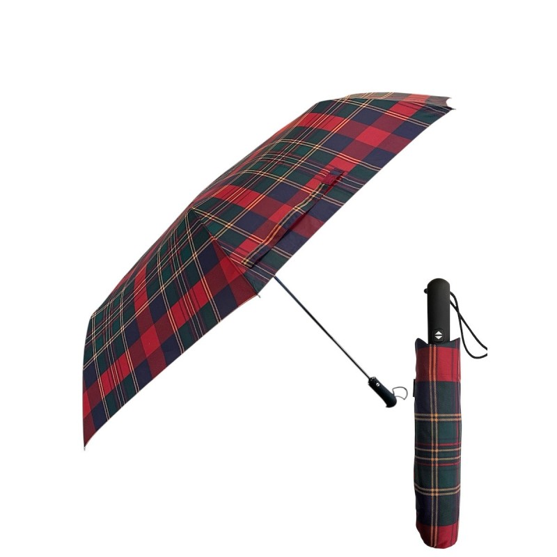 Rain A-839 Red, Ομπρέλα Αυτόματη, Μίνι, Αντιανεμική, Κόκκινο