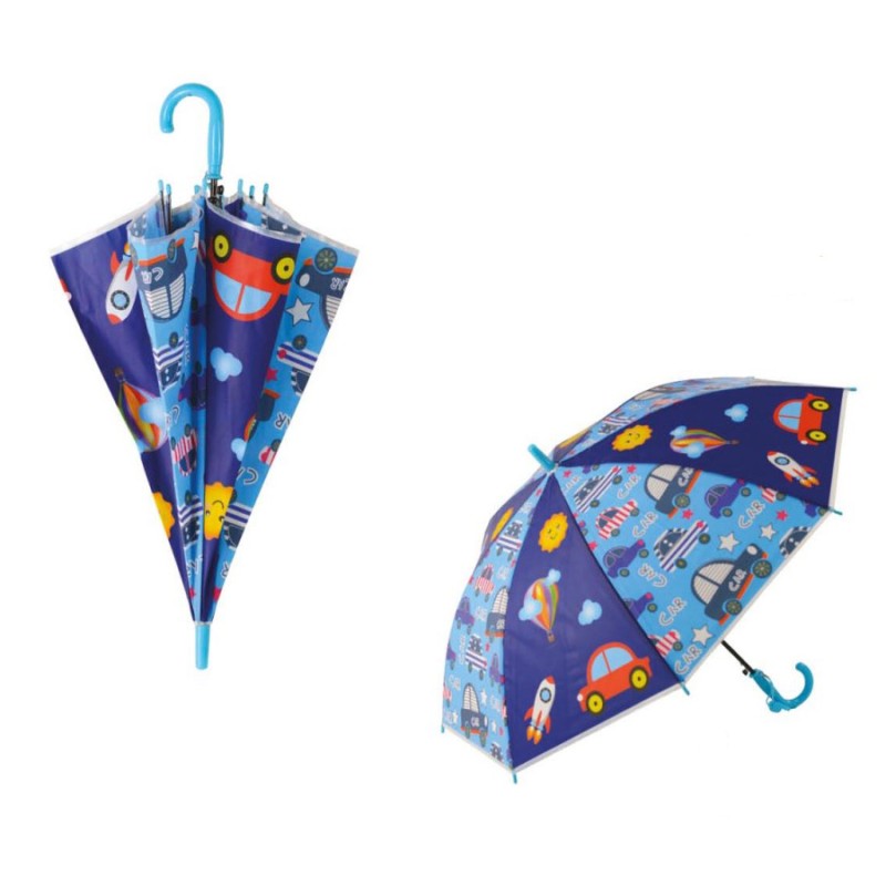 Rain A-917B, Ομπρέλα Παιδική, Μπαστούνι, Μπλε