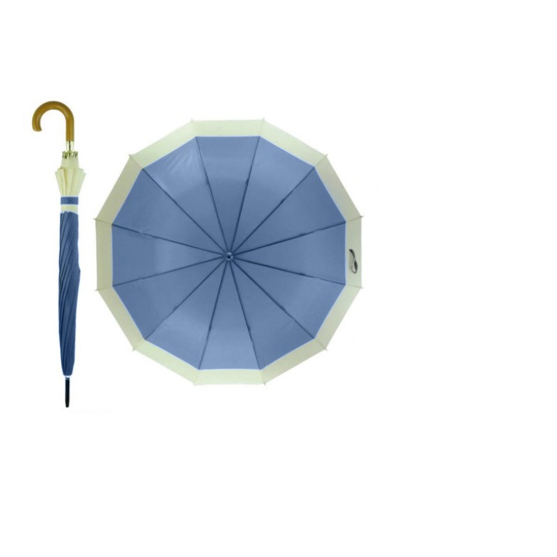 Rain A-918 Blue, Ομπρέλα Αυτόματη, Μπαστούνι, Μπλε