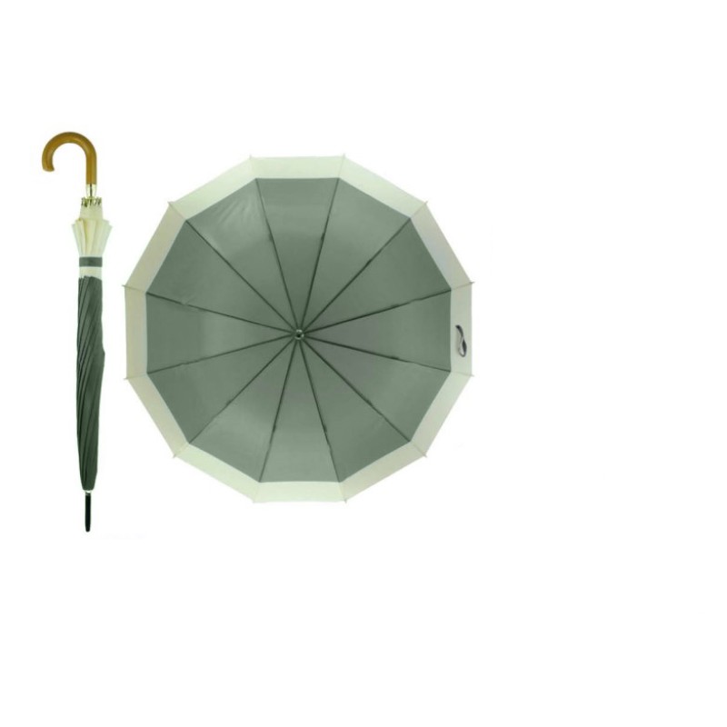 Rain A-918 Green, Ομπρέλα Αυτόματη, Μπαστούνι, Πράσινο