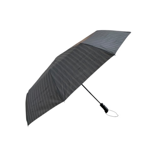 Rain A-934 Grey Stripes, Ομπρέλα Αυτόματη, Μίνι, Γκρι