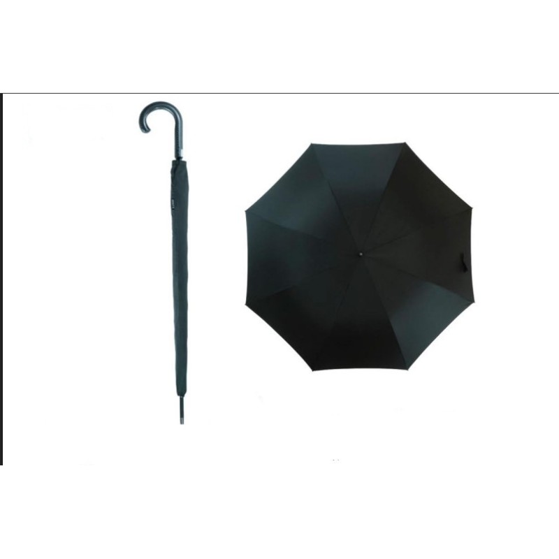 Rain A-953 Black, Ομπρέλα Μπαστούνι, Αυτόματη, Μαύρο