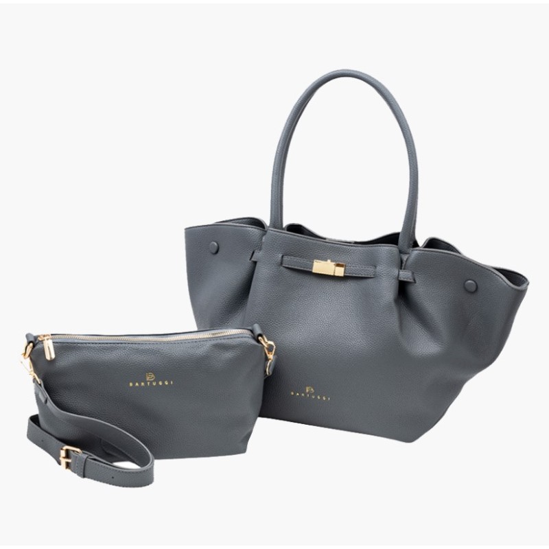 Bartuggi 718-5630 Grey, Τσάντα Γυναικεία Ώμου/Καρπού, Δερματίνη, Γκρι