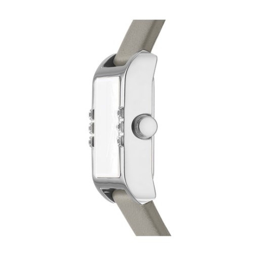 DKNY DK1L008L0015 City Westside, Γυναικείο Ρολόι, Stainless Steel, Δερμάτινο, Γκρι