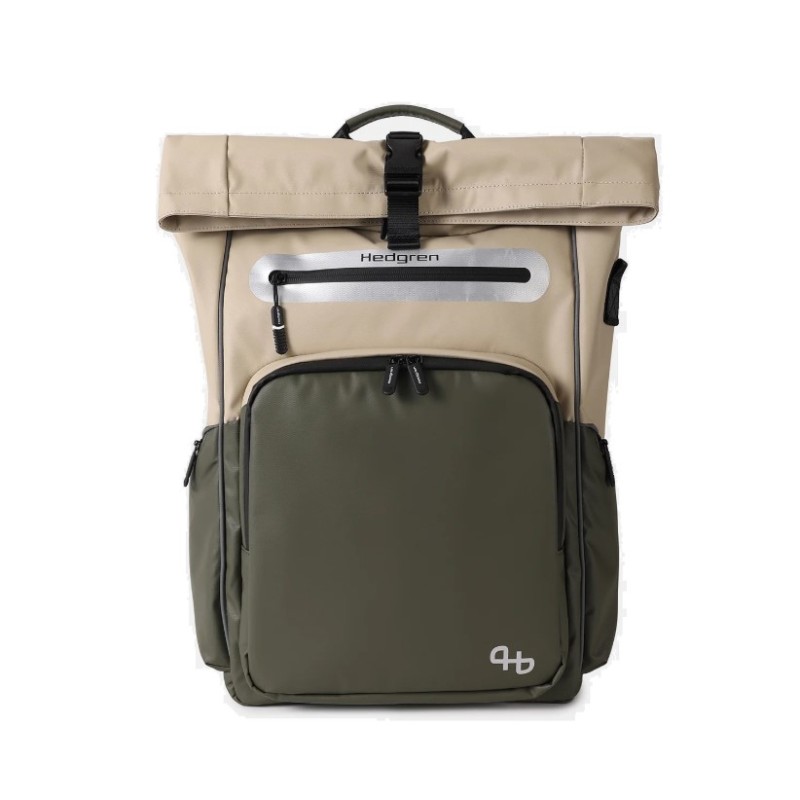 Hedgren HCBI02-860 Commute Bike Hub, Σακίδιο Πλάτης, Πολυεστέρας, Μπεζ