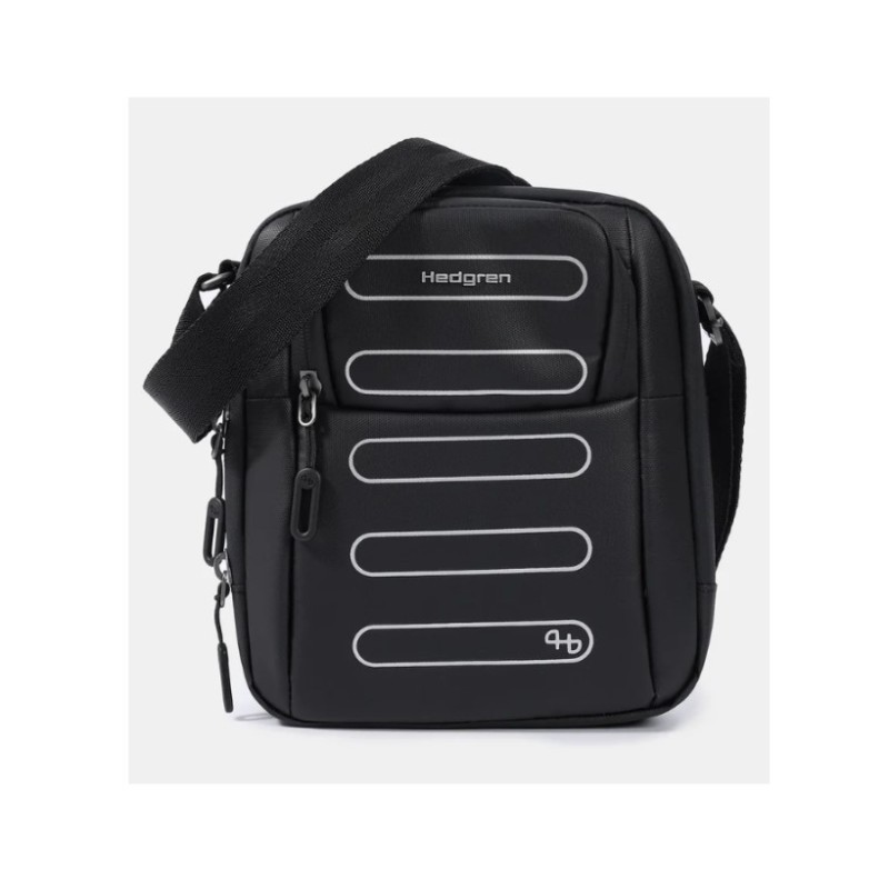 Hedgren HCMBP05-003 Comby Relax, Τσαντάκι Χιαστί, Πολυεστέρας, Μαύρο