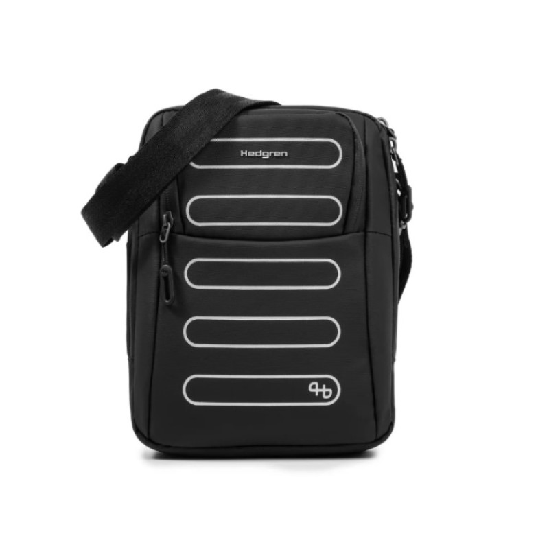 Hedgren HCMBP15-003 Comby Relax, Τσαντάκι Χιαστί, Πολυεστέρας, Μαύρο