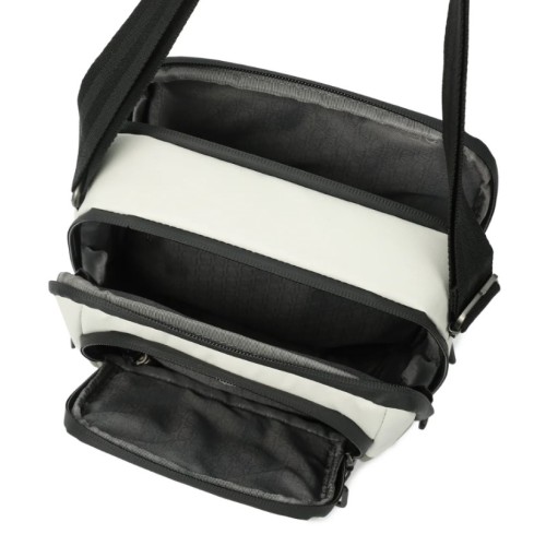 Hedgren HCMBP15-904 Comby Relax, Τσαντάκι Χιαστί, Πολυεστέρας, Μπεζ-Χακί