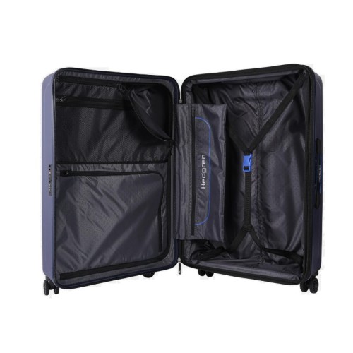 Hedgren HCMBY01LEXP/870 Grip, Βαλίτσα Μεγάλη, Σκληρή, Μπλε